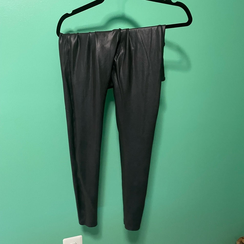 THE Spanx leather look leggings